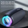 S61 Portable Bluetooth Speaker Double Diaphragm Wireless Subwoofer Waterproof Outdoor Sound Box Stereo Music Surround